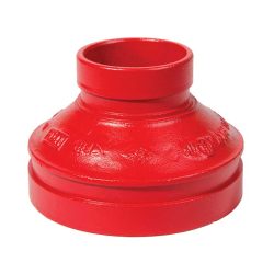 Grooved concentric reducer