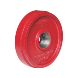 Grooved drain cap with concentric hole